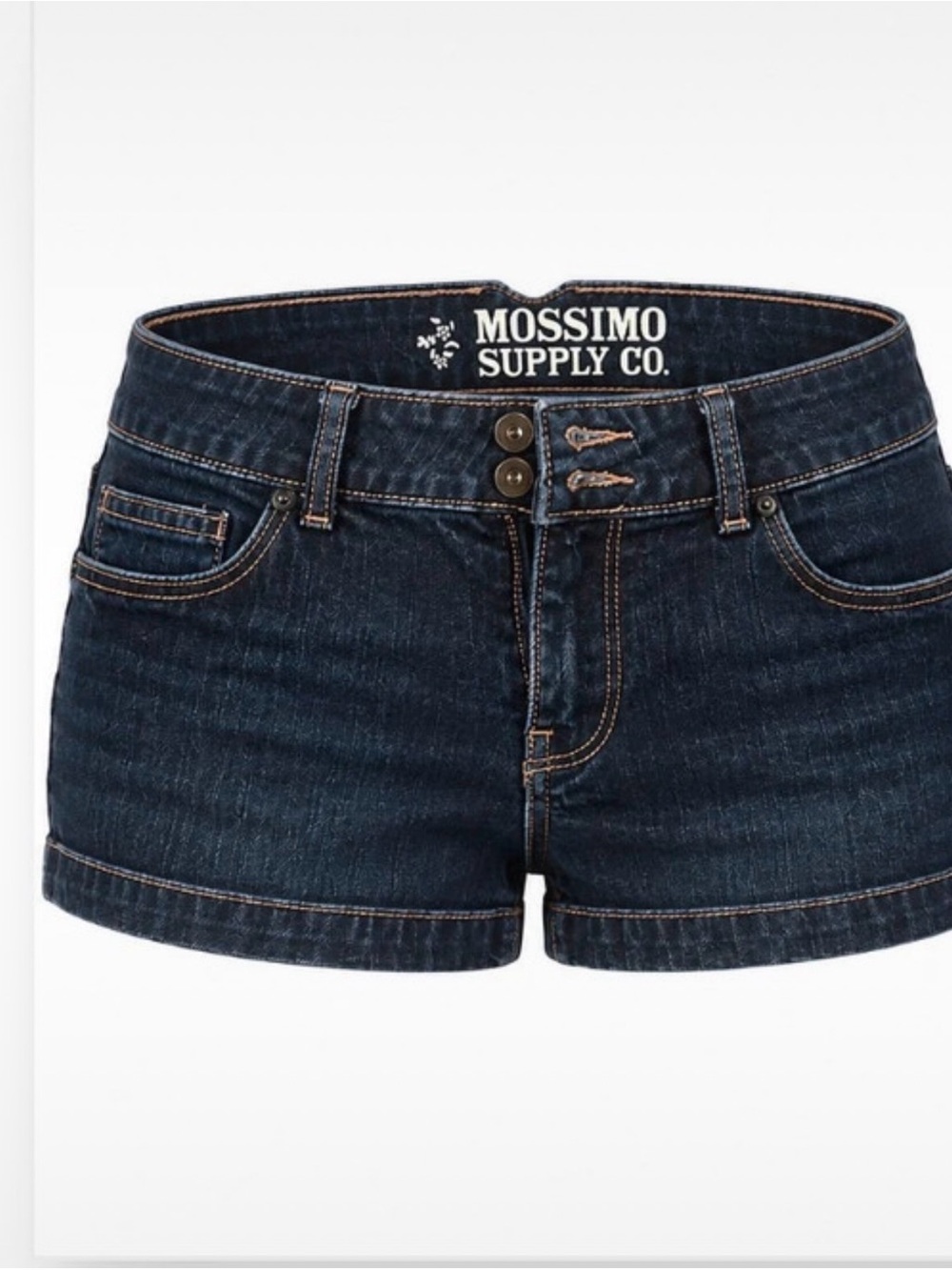 Mossimo Supply Co. Dark Indigo Denim Jean Shorts